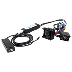 Eidoct en Voiture DE 3,5 mm MP3 iPod auxiliaire mâle Changeur de CD câble dentrée pour BMW Z4 E85 X3 E83 E39 E60 E61 E63 E64