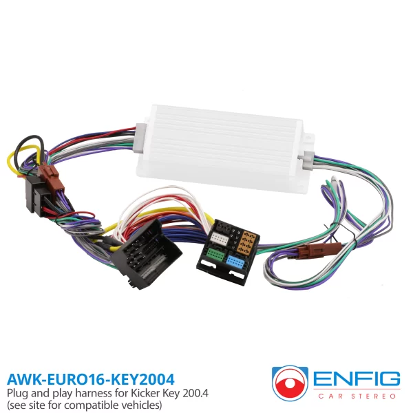 Volkswagen/Audi Plug and Play harness for Kicker Key 200.4 - AWK